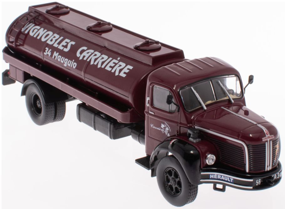 Berliet GLM 10 B Citerne Pignardier 1955 - 1/43 - Collection Hachette - Camion Ancien Multicolore